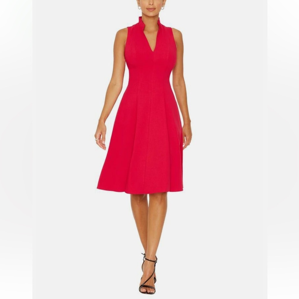 BLACK HALO Antoinette Fit & Flare Dress Size 2 NWT